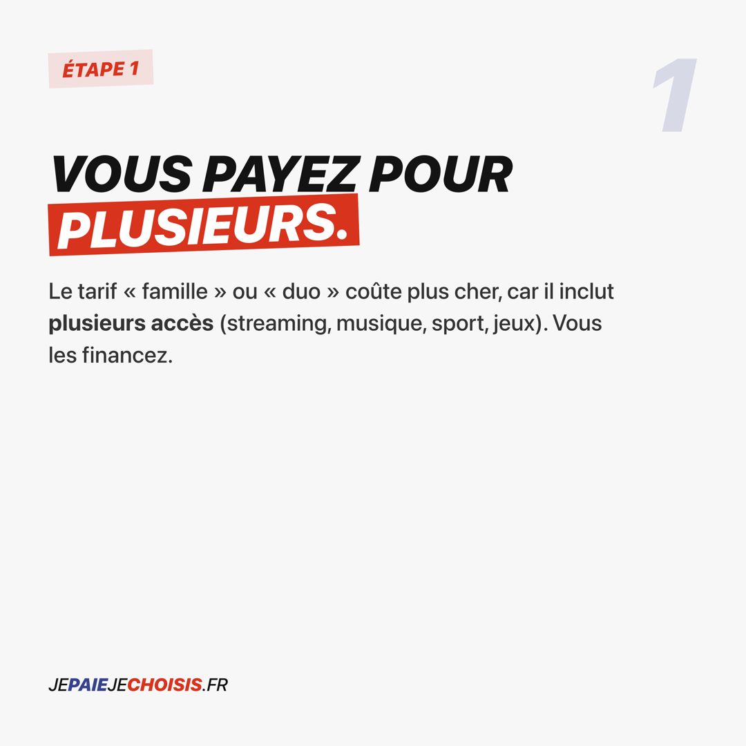 Carrousel A, carte 2 : vous payez pour plusieurs